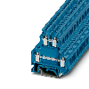 Bloc de jonction à 2 étages, à vis, 0,2 - 4mm², 24A, 500V, bleu - UKK 3 BU