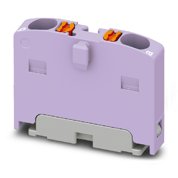 Bloc distributeur, 450V, 17,5A, Push-in, 2x 0,14-2,5mm², violet - PTFIX 2X1,5 VT Bloc distributeur, 450V, 17,5A, Push-in, 2x 0,14-2,5mm², violet - PTFIX 2X1,5 VT-Lire la description