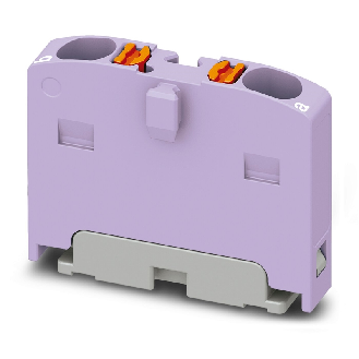Bloc distributeur, 450V, 17,5A, Push-in, 2x 0,14-2,5mm², violet - PTFIX 2X1,5 VT-Lire la description