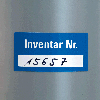 Inventaretikett Inventar-Nr., blau, Dokumentenfolie, Spezialkleber, 40x20mm, 16/Bogen Inventaretikett Inventar-Nr., blau, Dokumentenfolie, Spezialkleber, 40x20mm, 16/Bogen