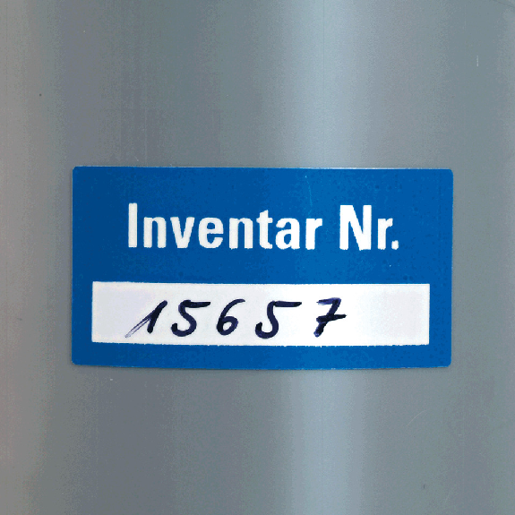 Inventaretikett Inventar-Nr., blau, Dokumentenfolie, Spezialkleber, 40x20mm, 16/Bogen Inventaretikett Inventar-Nr., blau, Dokumentenfolie, Spezialkleber, 40x20mm, 16/Bogen-Beschreibung lesen