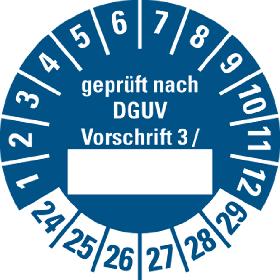 Prüfplakette,gepr.n.DGUV Vorschr.3,24-29,blau,Folie,selbstklebend,Ø 30mm,10/BOG Prüfplakette,gepr.n.DGUV Vorschr.3,24-29,blau,Folie,selbstklebend,Ø 30mm,10/BOG-Beschreibung lesen