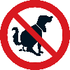Verbotsschild Kein Hundeklo, praxisbewährt, Aluminium, Ø 200 mm Verbotsschild Kein Hundeklo, praxisbewährt, Aluminium, Ø 200 mm