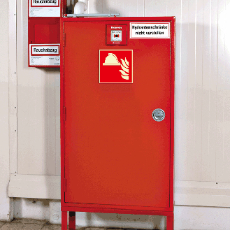 PERMALIGHT power langnachleuchtend Brandschutzzeichen Brandbekämpfung, ASR/ISO, Folie, selbstklebend, 200x200mm-Beschreibung lesen
