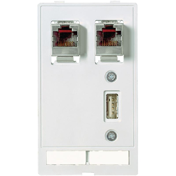 Module simple MSDD 1x USB-A 3.0 (femelle/femelle) + 2x RJ45 blindé - 4000-68000-0940000 | MSDD Module simple MSDD 1x USB-A 3.0 (femelle/femelle) + 2x RJ45 blindé - 4000-68000-0940000 | MSDD-Lire la description