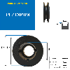 Pulegge Pulegge trapezoidali con mozzo smontabile PFZ10060M Puleggia trapezoidale in ghisa tipo SPZ / Z con mozzo smontabile serie 1008 con 1 scanalatura, passo diametro 60 mm