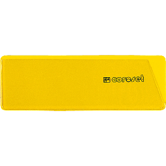 coroset magnetische Etikettenhalter, gelb, 97x58mm, 100/VE-Beschreibung lesen
