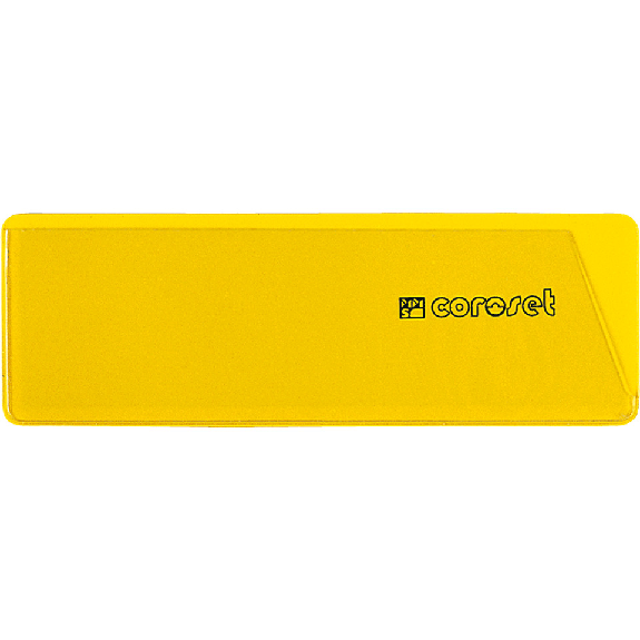 coroset magnetische Etikettenhalter, gelb, 97x58mm, 100/VE coroset magnetische Etikettenhalter, gelb, 97x58mm, 100/VE-Beschreibung lesen