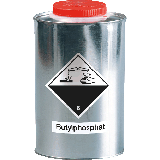 Verpackungskennzeichen Kl.8 Ätzende Stoffe, Haftpapier, permanent, 50x50mm, 1000/Rolle, IMDG-Code, GGVSEB, ADR-Beschreibung lesen