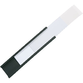Magnetisches C-Profil-Set: Papierstreifen, Klarsichtfolien, 100x30mm, 100/VE-Beschreibung lesen