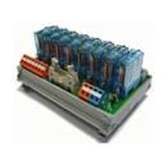 Module interface 8 relais, 1RT 10A 24V DC, raccord HE10, à ressort - M15190240803-Lire la description