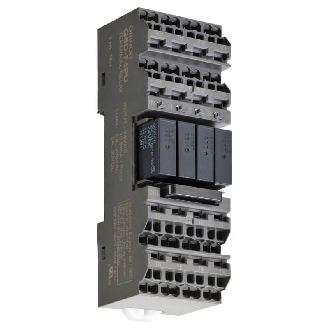 Relais d'interface, rail DIN/saillie, 4x SPST-NO, 5A, 12DC, push-in - G6D-F4PU 12VDC-Lire la description