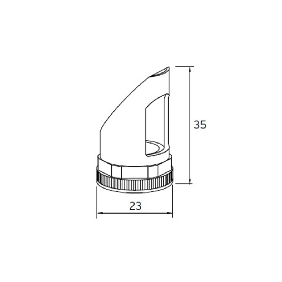 Renvoi d'angle 90° pour M18 - DEV90-Lire la description