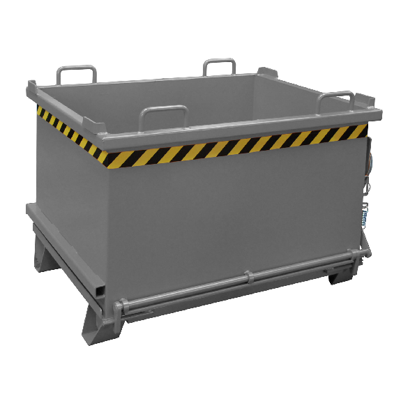 Contenitore pieghevole da pavimento SB 750, verniciato, grigio topo-Leggi tutto