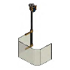 Carter de protection pour perceuse 300x200xh200mm avec inter. de sécu - 3TRICM