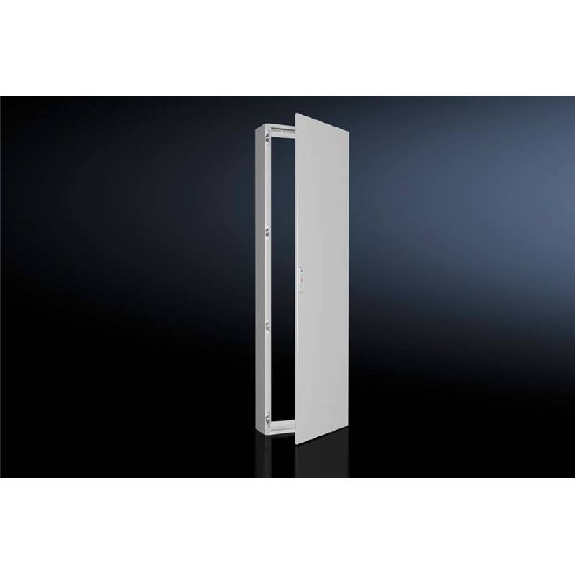 Capot recouvr.avec porte RAL7035-IP56 -x2000x600mm (LxHxP) - VX 8609.230-Lire la description