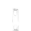 Protection transparente antipoussière pour blocs de contact série E2 - VE PR3A70