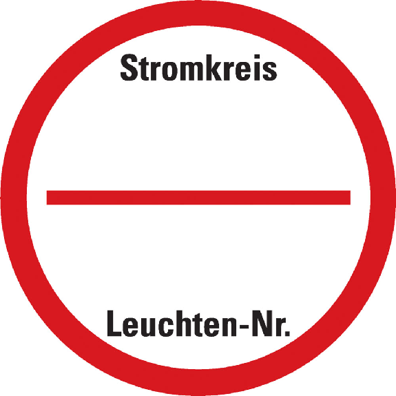Stromkreisbez.schild zum Beschriften,2 Felder vorbedr.,PVC Folie,Ø39mm,30/Heft Stromkreisbez.schild zum Beschriften,2 Felder vorbedr.,PVC Folie,Ø39mm,30/Heft-Beschreibung lesen