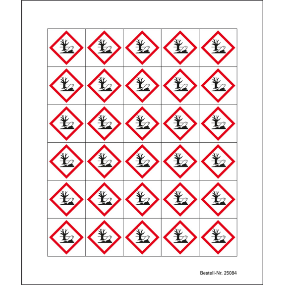 Minisymbole GHS 09 Gewässergefährdend, Folie, selbstklebend, 20x20mm, 30/Bogen Minisymbole GHS 09 Gewässergefährdend, Folie, selbstklebend, 20x20mm, 30/Bogen-Beschreibung lesen
