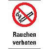 Verbots-Kombischild Rauchen verboten, Folie selbstklebend, 200x300mm, ASR A1.3, DIN EN ISO 7010 P002 Verbots-Kombischild Rauchen verboten, Folie selbstklebend, 200x300mm, ASR A1.3, DIN EN ISO 7010 P002