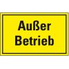 Warnschild Außer Betrieb!, Magnetfolie, 120x200mm