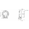 Avertisseur buzzer compact 3 sons 100dB 40-260Vac/dc IP65 - F100B230 Avertisseur buzzer compact 3 sons 100dB 40-260Vac/dc IP65 - F100B230
