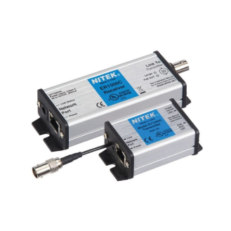 EL1500C Nitek, Ethernet, PoE Extender, Koax, 1 Port, Erweiterung um 500m Set aus 1x ER1500C/1x ET1543C-Beschreibung lesen