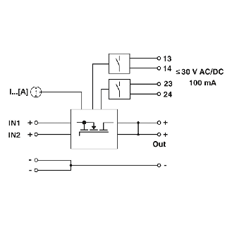 Module redondance Entrée 24VDC / 2x20A / Sortie 24VDC / 1x40A - QUINT-ORING/24DC/2X20/1X40-Lire la description