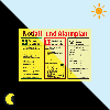 PERMALIGHT power langnachleuchtend Notfall- und Alarmplan, mit Piktogrammen, Kunststoff, 700x500mm
