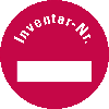 Inventaretikett Inventar-Nr., rot, Dokumentenfolie, selbstklebend, Ø 30mm, 18/Bogen Inventaretikett Inventar-Nr., rot, Dokumentenfolie, selbstklebend, Ø 30mm, 18/Bogen