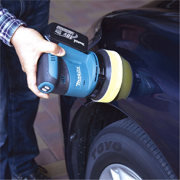 Makita DBO 180 Z Ponceuse excentrique sans fil 18V 125mm - sans batterie, sans chargeur-Beschreibung lesen
