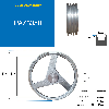 poulie aluminium trapézoïdale 3 gorges type Z diamètre 350 mm poulie aluminium trapézoïdale 3 gorges type Z diamètre 350 mm