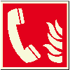 PERMALIGHT power langnachleuchtend Brandschutzzeichen Brandmeldetelefon, ASR/ISO, Folie, 200x200mm PERMALIGHT power langnachleuchtend Brandschutzzeichen Brandmeldetelefon, ASR/ISO, Folie, 200x200mm