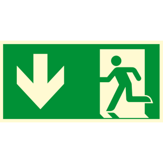 PERMALIGHT plus Rettungszeichen Notausgang, ASR/ISO, Folie, 300x600mm-Beschreibung lesen