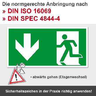 PERMALIGHT plus Rettungszeichen Notausgang, ASR/ISO, Folie, 300x600mm-Beschreibung lesen