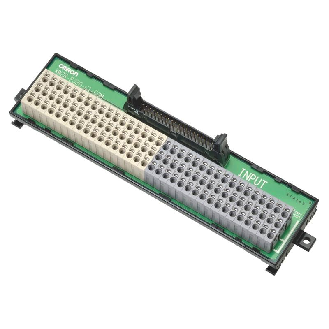 Bornier Push-in 32 pôles Connecteur MIL Montage Rail-DIN - XW2R-P32GD-C2-COM-Lire la description