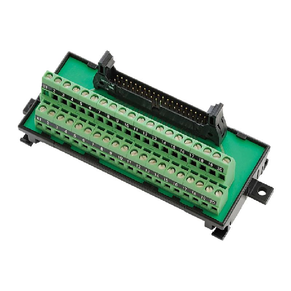 BORNIER 40PTS MONTAGE RAIL DIN - XW2R-E40G-T BORNIER 40PTS MONTAGE RAIL DIN - XW2R-E40G-T-Lire la description