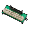 Bornier 40 points, montage rail DIN, bornes à ressort, connecteur MIL - XW2R-P40G-T Bornier 40 points, montage rail DIN, bornes à ressort, connecteur MIL - XW2R-P40G-T