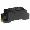 Socle 11 broches pour montage rail DIN avec bornes à vis (Noir) - PYF11A Socle 11 broches pour montage rail DIN avec bornes à vis (Noir) - PYF11A