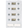 Module simple MSDD 4x USB-A (femelle/femelle) - 4000-68000-0950000 Module simple MSDD 4x USB-A (femelle/femelle) - 4000-68000-0950000