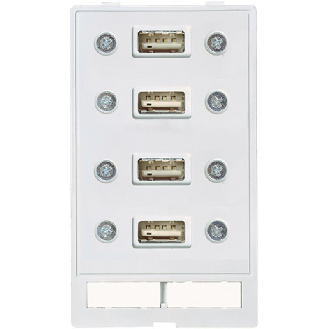 Module simple MSDD 4x USB-A (femelle/femelle) - 4000-68000-0950000-Lire la description