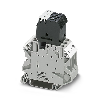 Bloc de jonction à couteau de sectionnement, à vis, 0,14 - 6mm², gris - UT 4-MT-P/P