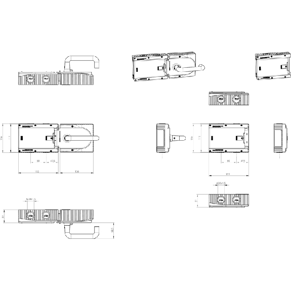 Module de verrouillage MGB-L0-ARA-AA1A1-M-105331 sans élément de commande Module de verrouillage MGB-L0-ARA-AA1A1-M-105331 sans élément de commande-Lire la description