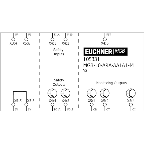 Module de verrouillage, sans élément de commande - MGB-L0-ARA-AA1A1-M-105331 Module de verrouillage, sans élément de commande - MGB-L0-ARA-AA1A1-M-105331-Lire la description
