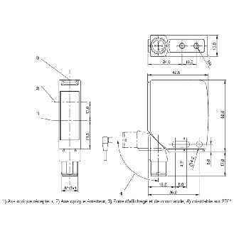 Laser de mesure P=20-200mm 1-10V PNP/NPN (x2) / M12 5P - BOD 21M-LA02-S92 (BOD000M)-Lire la description
