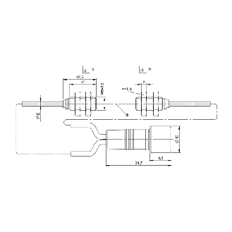 Micromote  Tête de capteur optique Barrage P=1m IR / M08 3P+C1m PUR - BOH TI-M05-003-01-S49F (BOH0065)-Lire la description