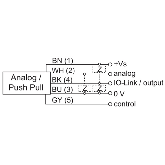 Mesure de distance LR P=60-550mm PNP/NPN IO-Link 0-10V M12 5P - O500.DP.2-GLUBJ.72F (O500.DP.2-11247548)-Lire la description
