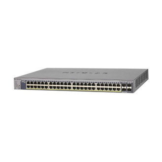 GS752TP-200EUS, Gigabit Switch, L2, 48 Ports smart managed, stapelbar, PoE, 384W, 4xSFP-Beschreibung lesen