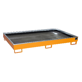 Regalwanne mit PE-Einsatz RW 2200-2 PE, lackiert, Gelborange-Beschreibung lesen
