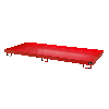 Regalwanne RW 3300-1, lackiert, Feuerrot